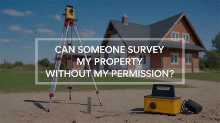 Can you survey property without permission UK?