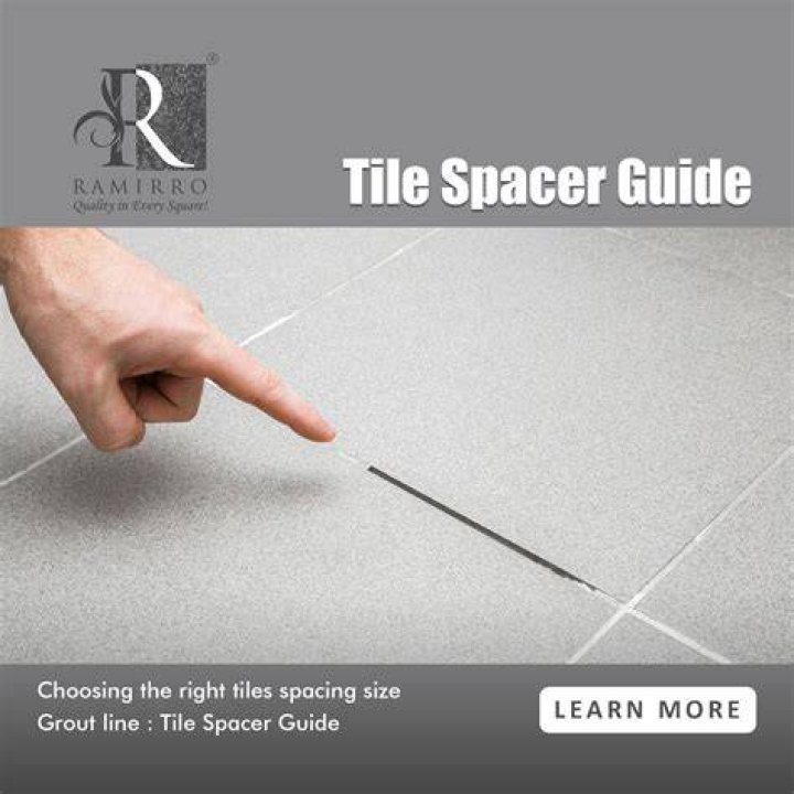 Do you put spacer between tile and countertop?