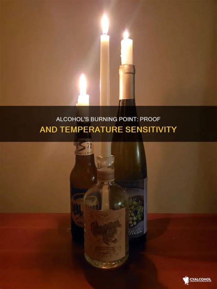 Does alcohol burn hotter than gasoline?