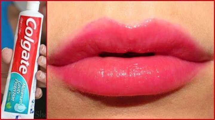 Does Colgate make your lips pink?