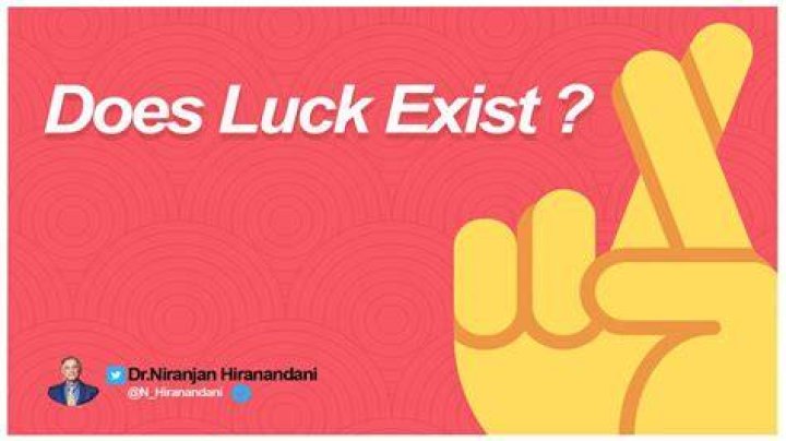 Does good luck exist?
