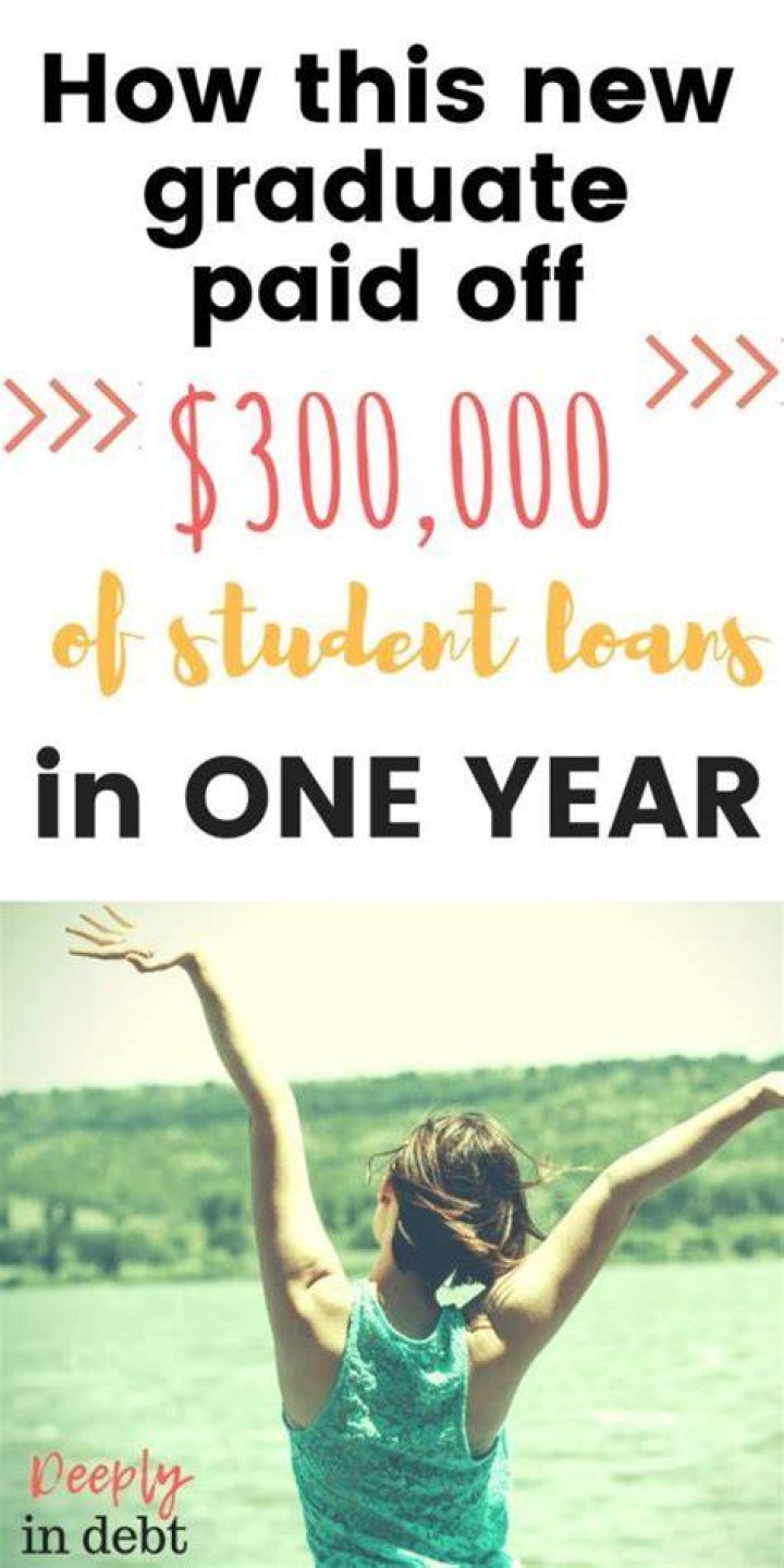 How can I pay off my 300k student loan?