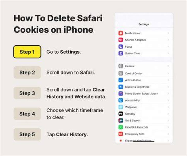 How do I clear Cookies from my Iphone app?