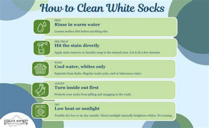 How do you clean white socks with dishwasher tablets?