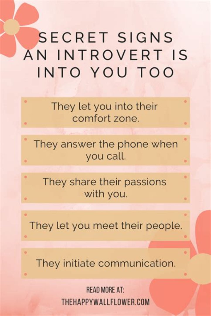 How do you know if an introvert secretly likes you?