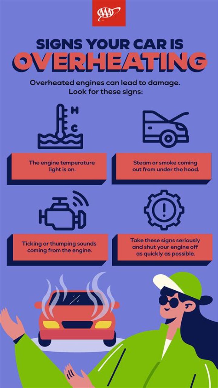 How do you know if car is overheating?