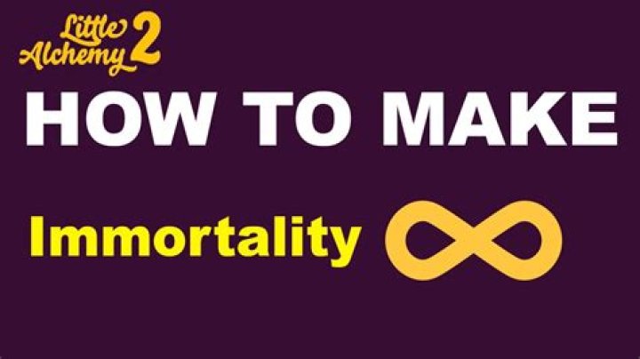 How do you make immortality in little alchemy?