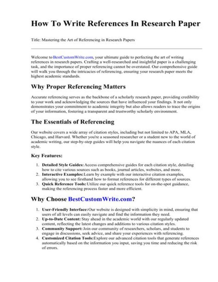 How do you make References automatically?