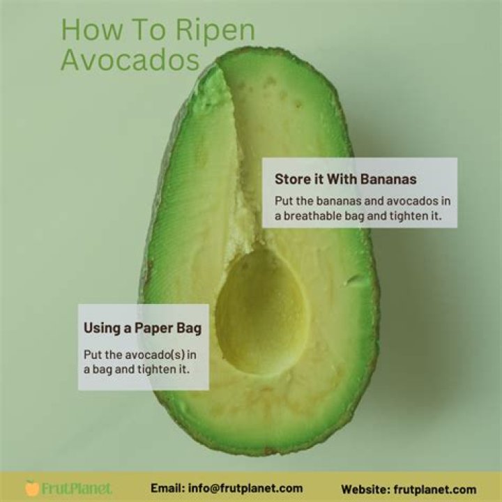 How do you ripen an avocado overnight without an apple?