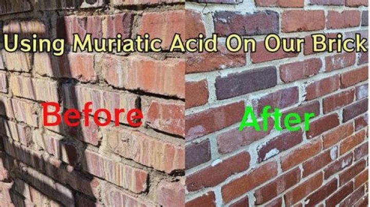 How do you use muriatic acid on brick?