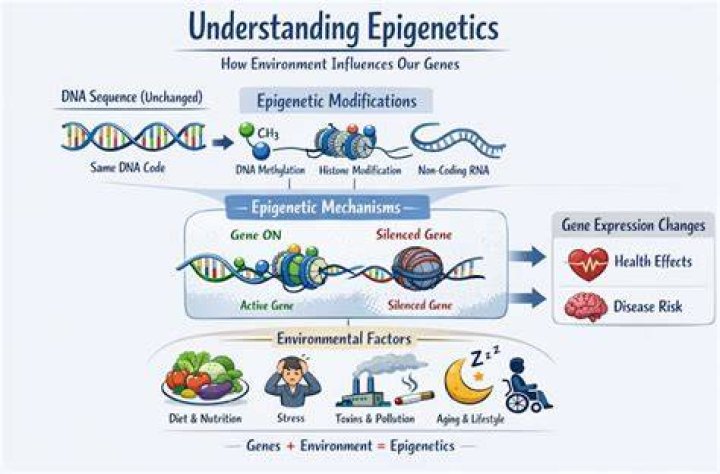 How does epigenetics affect human behavior?