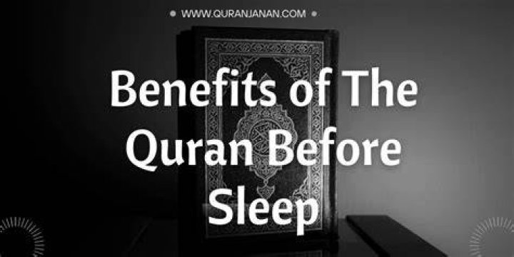 How does the Quran say to sleep?