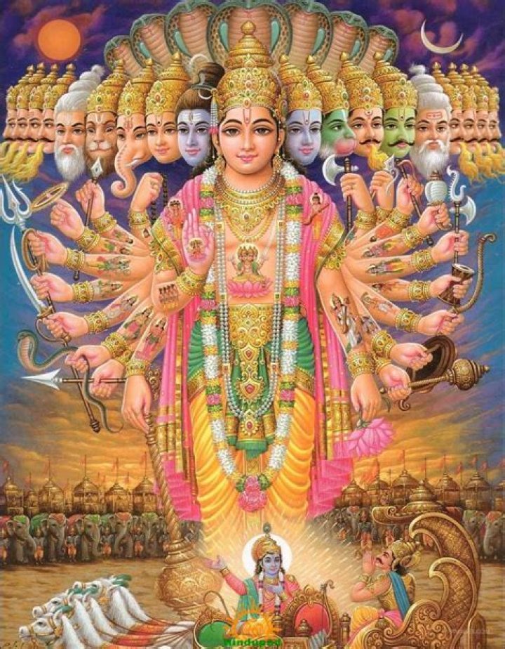 How does Vishnu look like?
