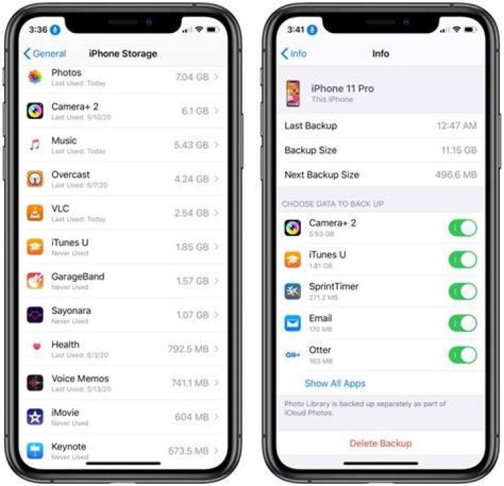 How long is deleted data stored on iPhone?
