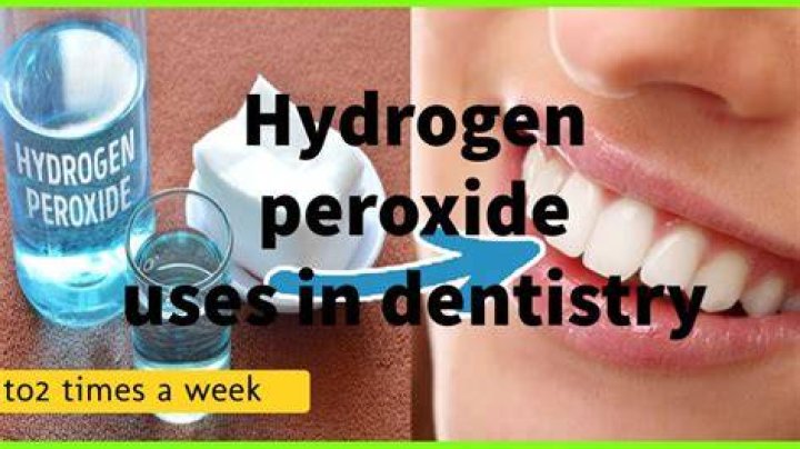 How many times a week should I use hydrogen peroxide on my teeth?