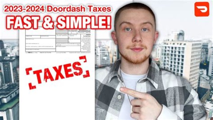 How much do you pay in taxes for DoorDash?