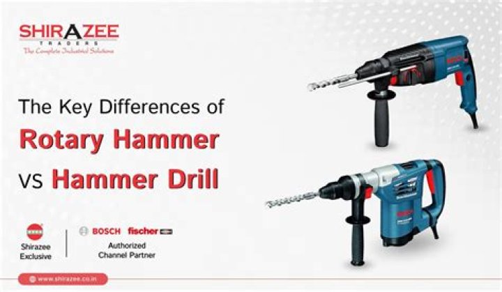 Is a hammer drill the same as a drill?