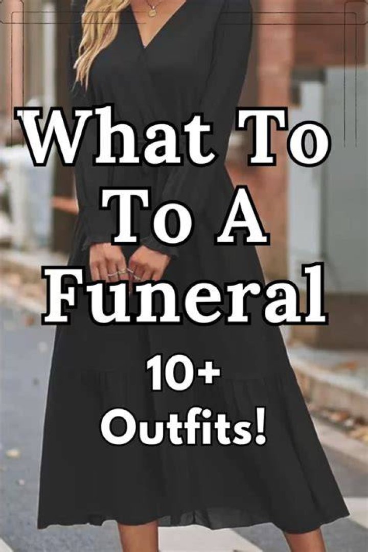 Is it OK to wear heels to a funeral?