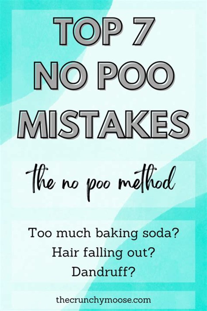 Is no poo a good idea?