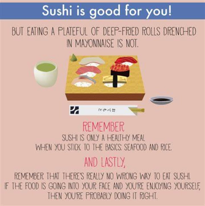 Is sushi good for pooping?