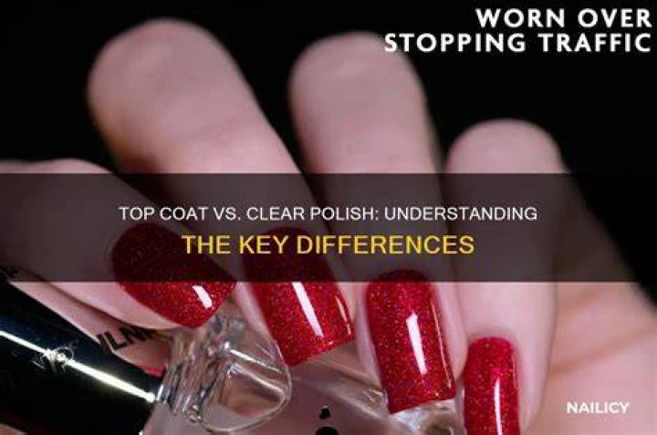 Is top coat the same as clear nail polish?