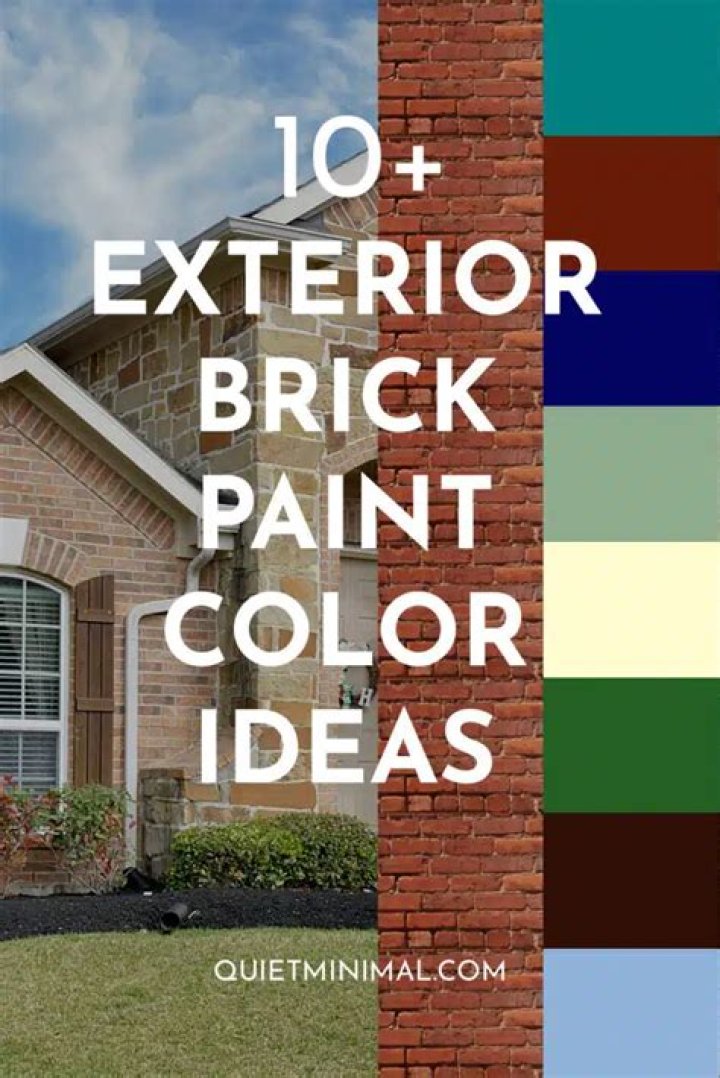 Should exterior paint on brick be flat or satin?