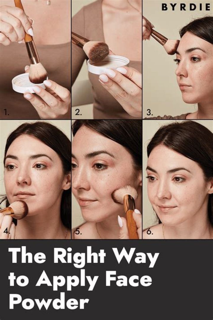 Should you apply powder with a brush or sponge?