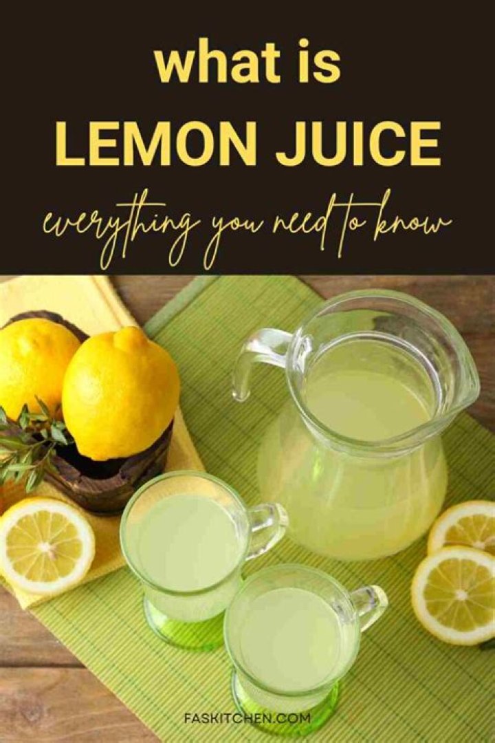 What can you use bottled lemon juice for?