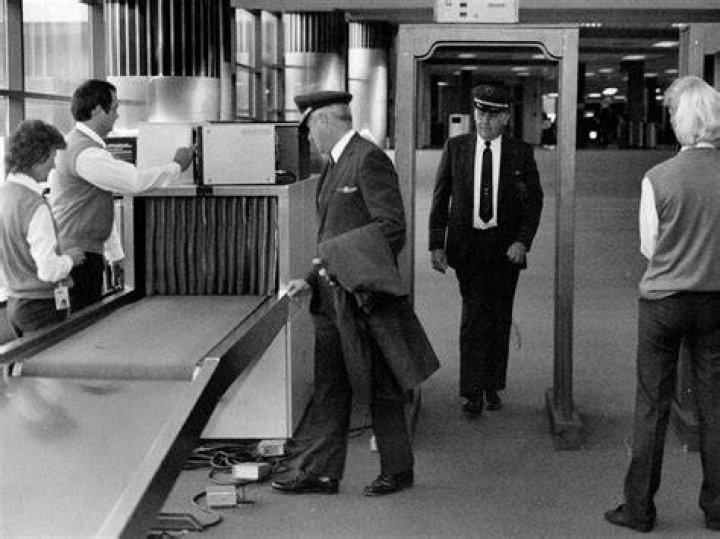 What did airport security look like before 9 11?