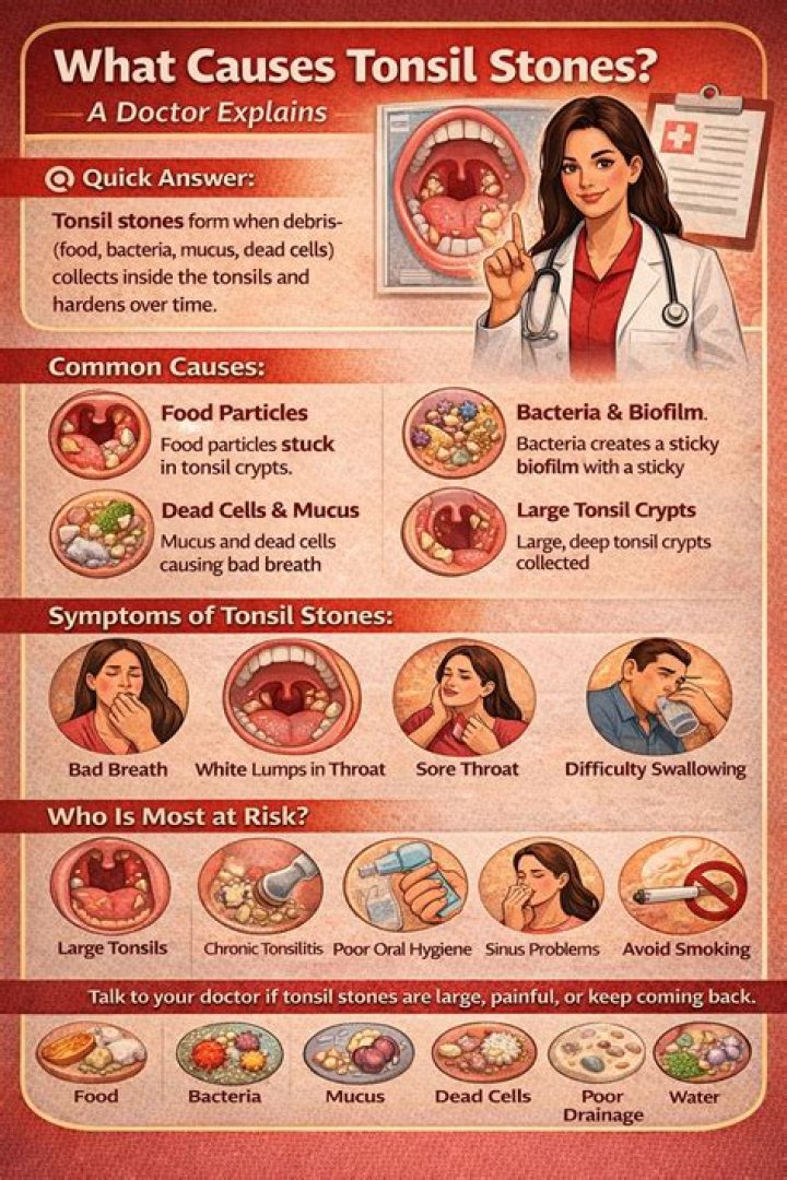 What foods causes tonsil stones?