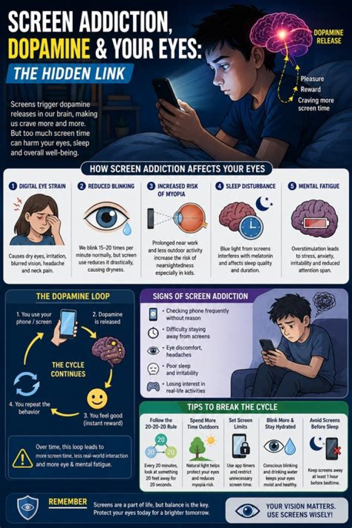 What is considered screen addiction?