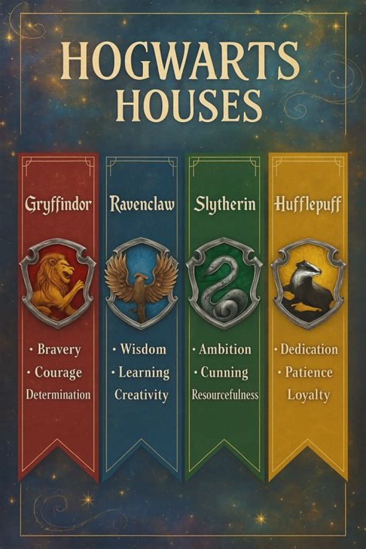 What is the 2nd best house in Harry Potter?