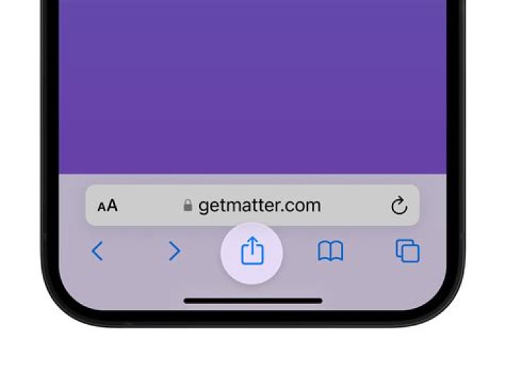 What is the Share icon on iPhone?