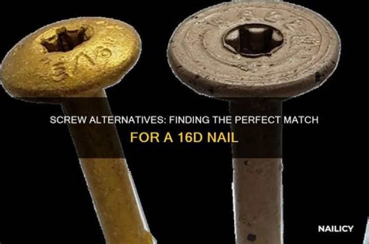 What screw is equivalent to a 16d nail?