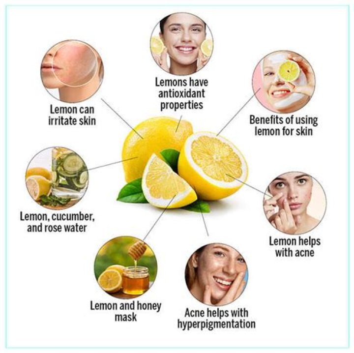 When should I apply lemon on my face?