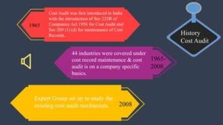 When was cost audit introduced?
