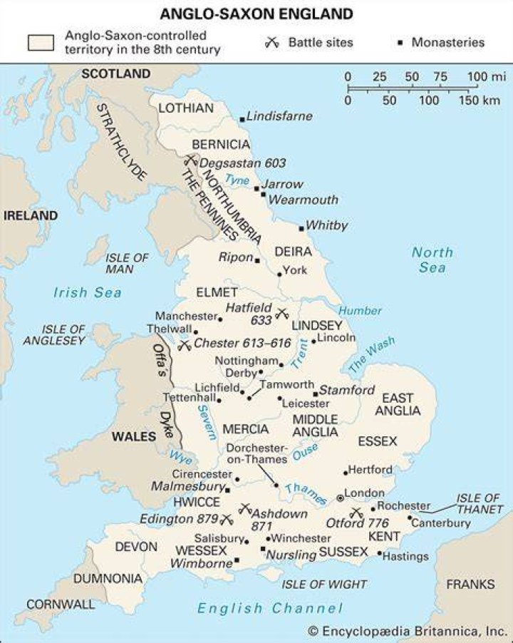 Where did the Saxons go?