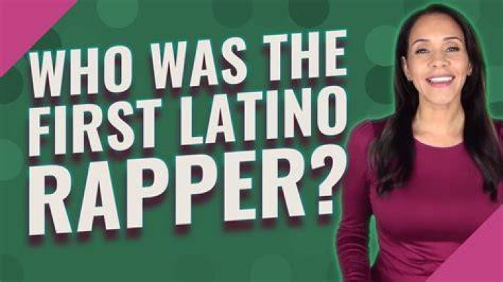 Who was the first Latino rapper?