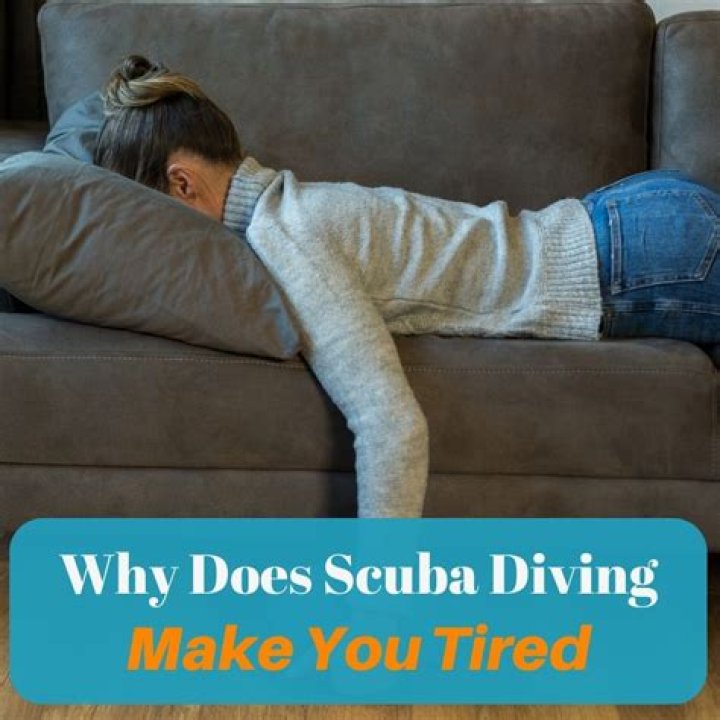 Why does diving make you tired?