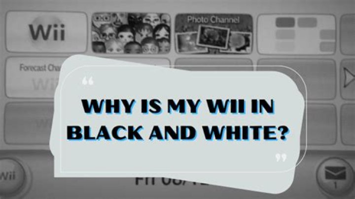 Why is my Wii stuck on a black screen?