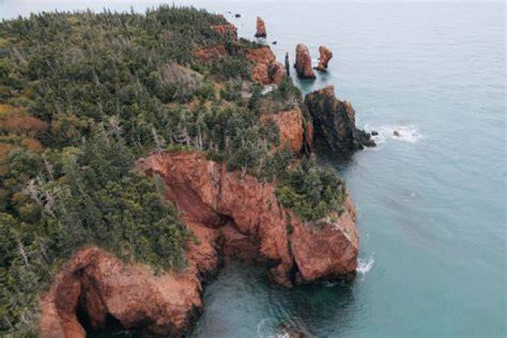 Why is the Bay of Fundy red?