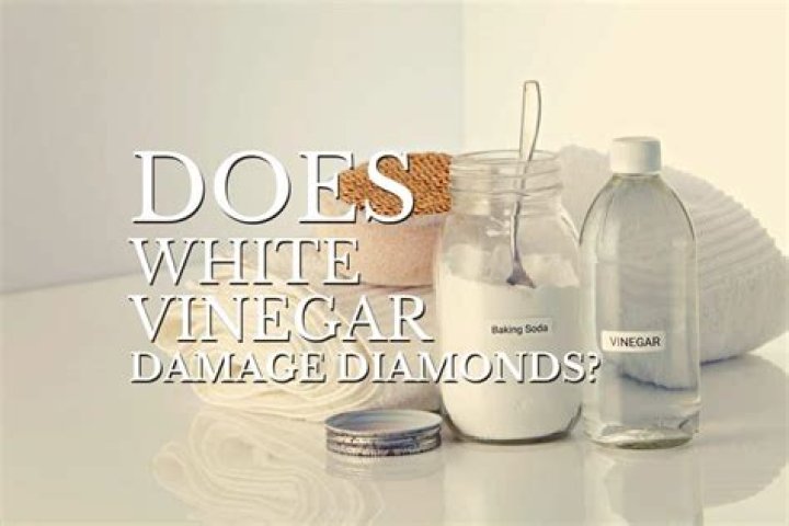 Will vinegar harm diamonds?